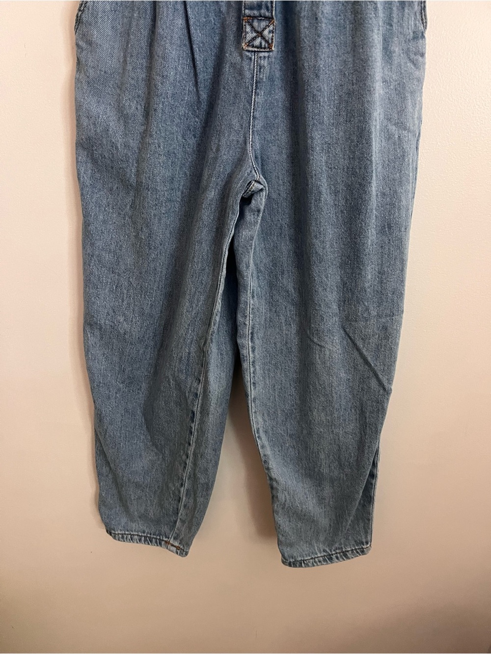 Zara Light Blue Denim Jumpsuit - Picture 4 of 8